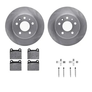 R1 Concepts WFWH1-63005 E- Line Series Brake Rotor W/ Ceramic Brake Pads & Hdw